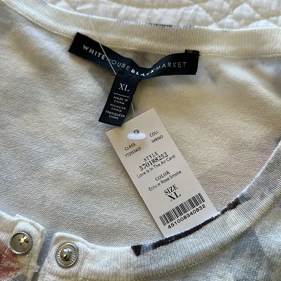 NWT White House black market cardigan - Picture 8 of 11